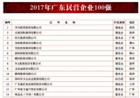 广东省工商联公布2017广东省百强民营企业榜单 9家民营企业跻身千亿级行列 广东省工商联公布2017广东省百强民营企业榜单 9家民营企业跻身千亿级行列